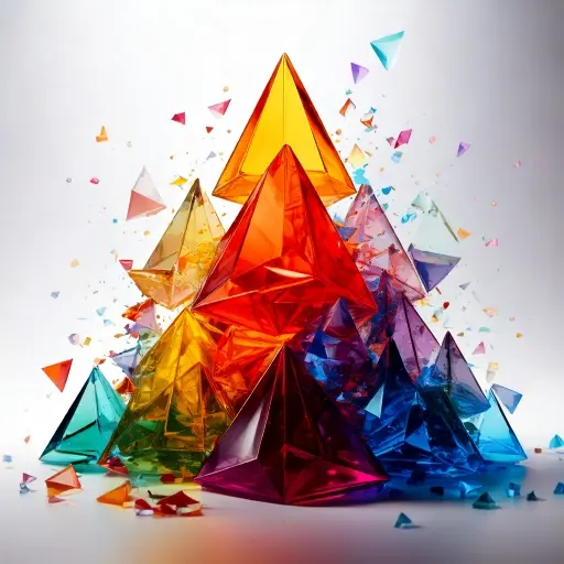 Adois buntes dreieck 2